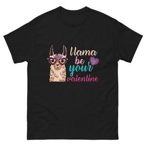 Lama Be your Valentine Classic T-shirt